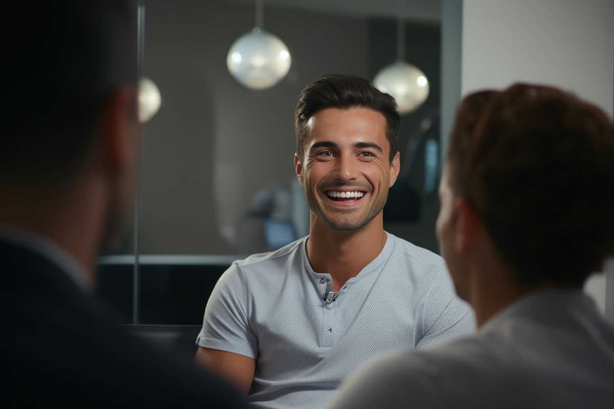 Patient testimonial sharing his positive surgery experience
