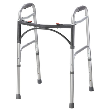 Drive Medical Deluxe Button Folding Walker