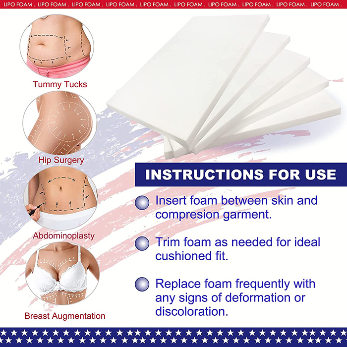 KUSMOO Pack Lipo Foam Pads